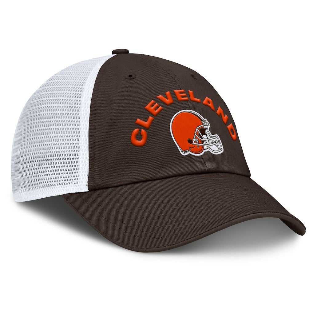 Cleveland Browns Reverse Trucker Adjustable Hat - Brown/White online