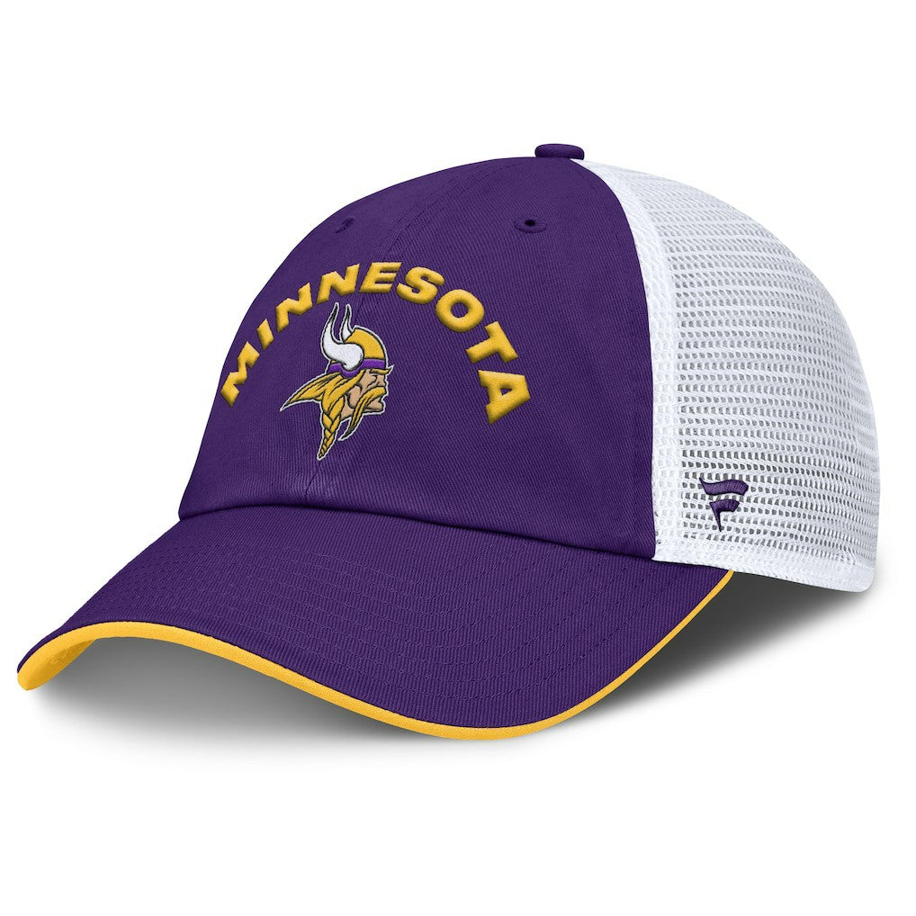 Minnesota Vikings Reverse Trucker Adjustable Hat - Purple/White sale