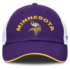 Minnesota Vikings Reverse Trucker Adjustable Hat - Purple/White sale