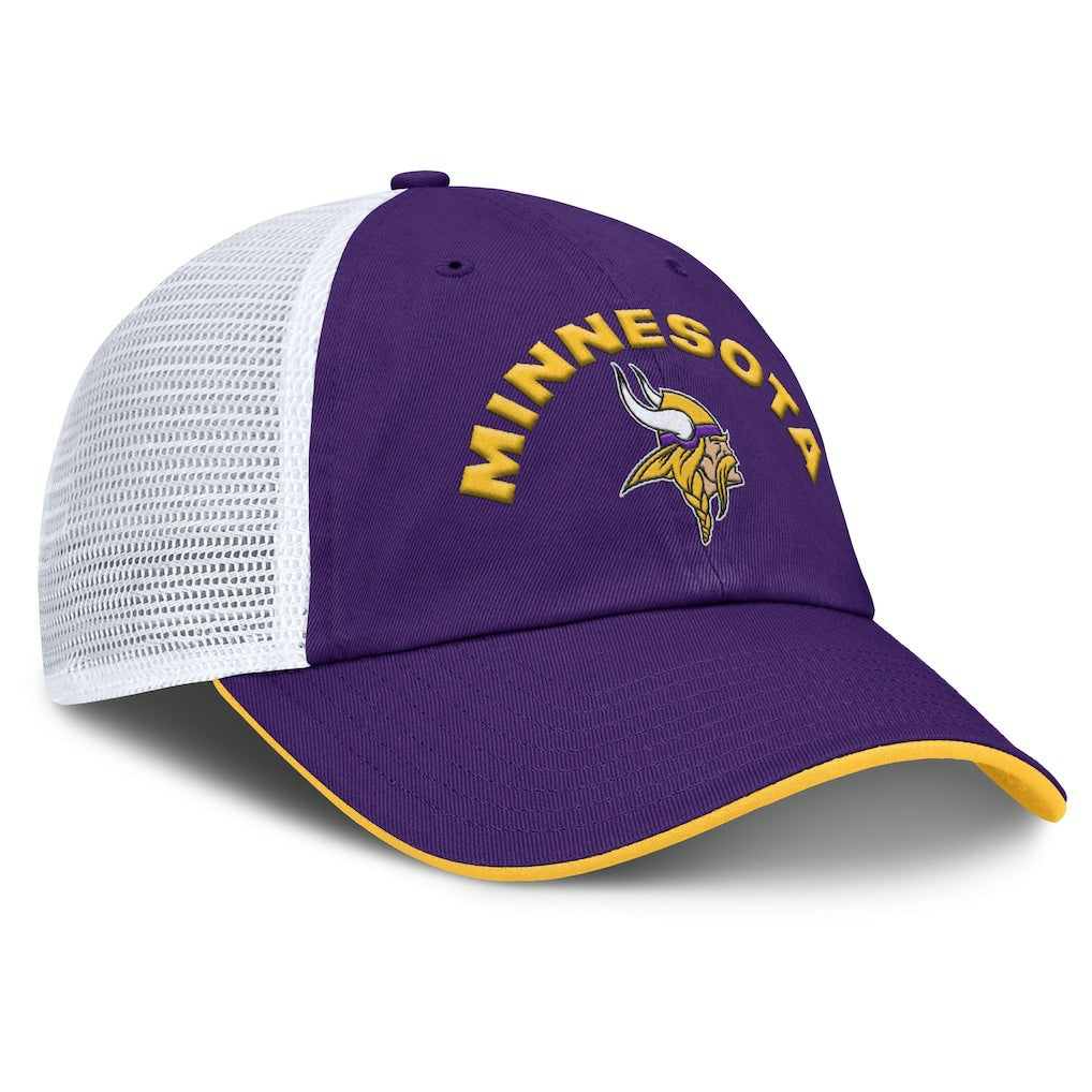 Minnesota Vikings Reverse Trucker Adjustable Hat - Purple/White sale