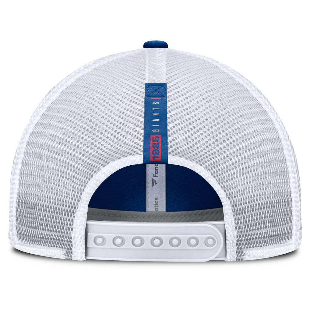 New York Giants Reverse Trucker Adjustable Hat - Royal/White outlet