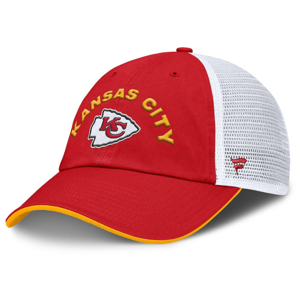 Kansas City Chiefs Reverse Trucker Adjustable Hat - Red/White on sale