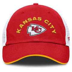 Kansas City Chiefs Reverse Trucker Adjustable Hat - Red/White on sale