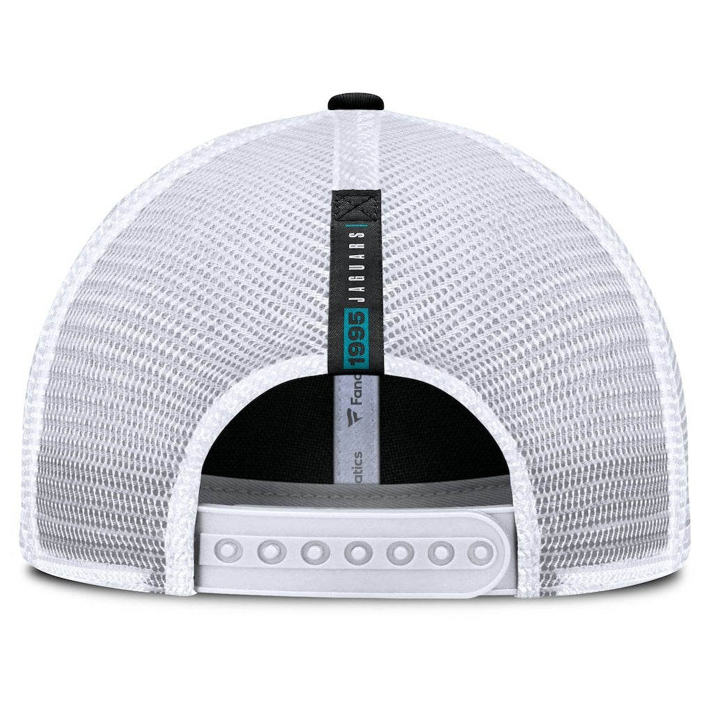 Jacksonville Jaguars Reverse Trucker Adjustable Hat - Black/White for sale
