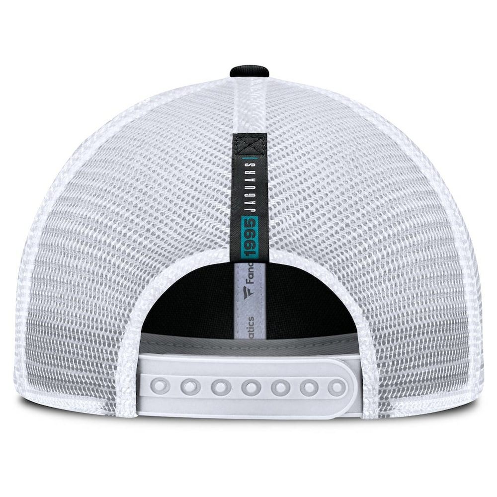 Jacksonville Jaguars Reverse Trucker Adjustable Hat - Black/White for sale