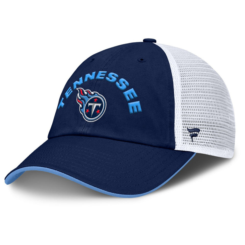 Tennessee Titans Reverse Trucker Adjustable Hat - Navy/White cheap