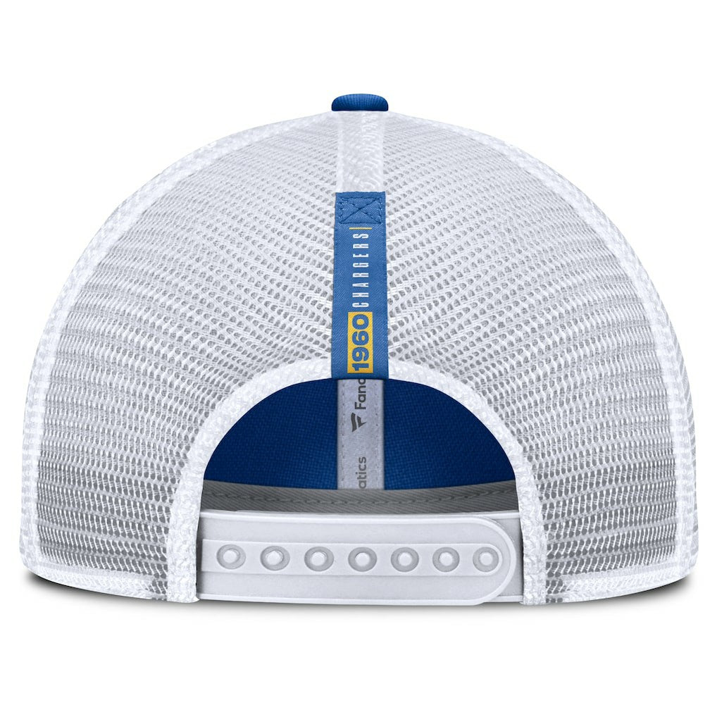 Los Angeles Chargers Reverse Trucker Adjustable Hat - Powder Blue/White outlet