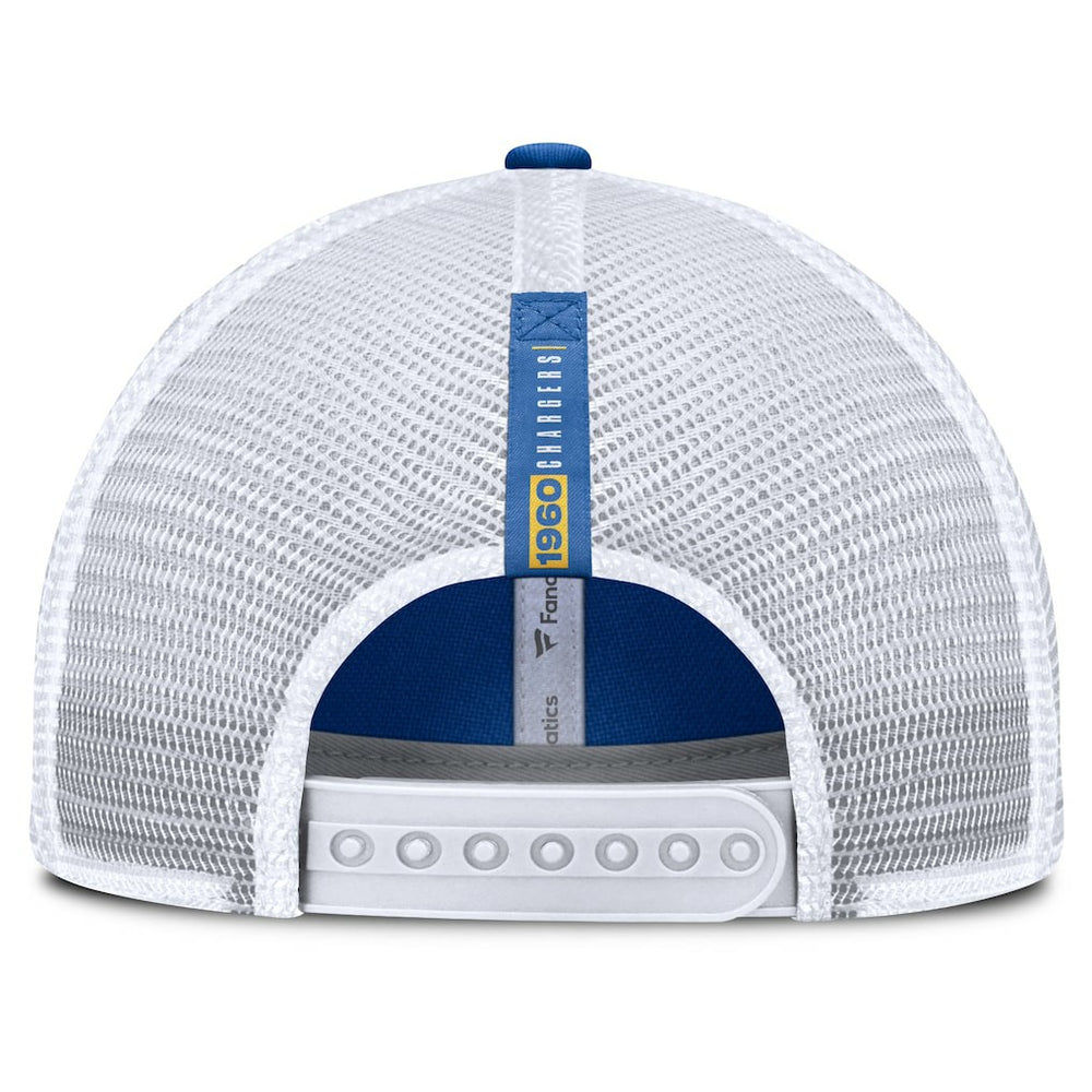 Los Angeles Chargers Reverse Trucker Adjustable Hat - Powder Blue/White outlet