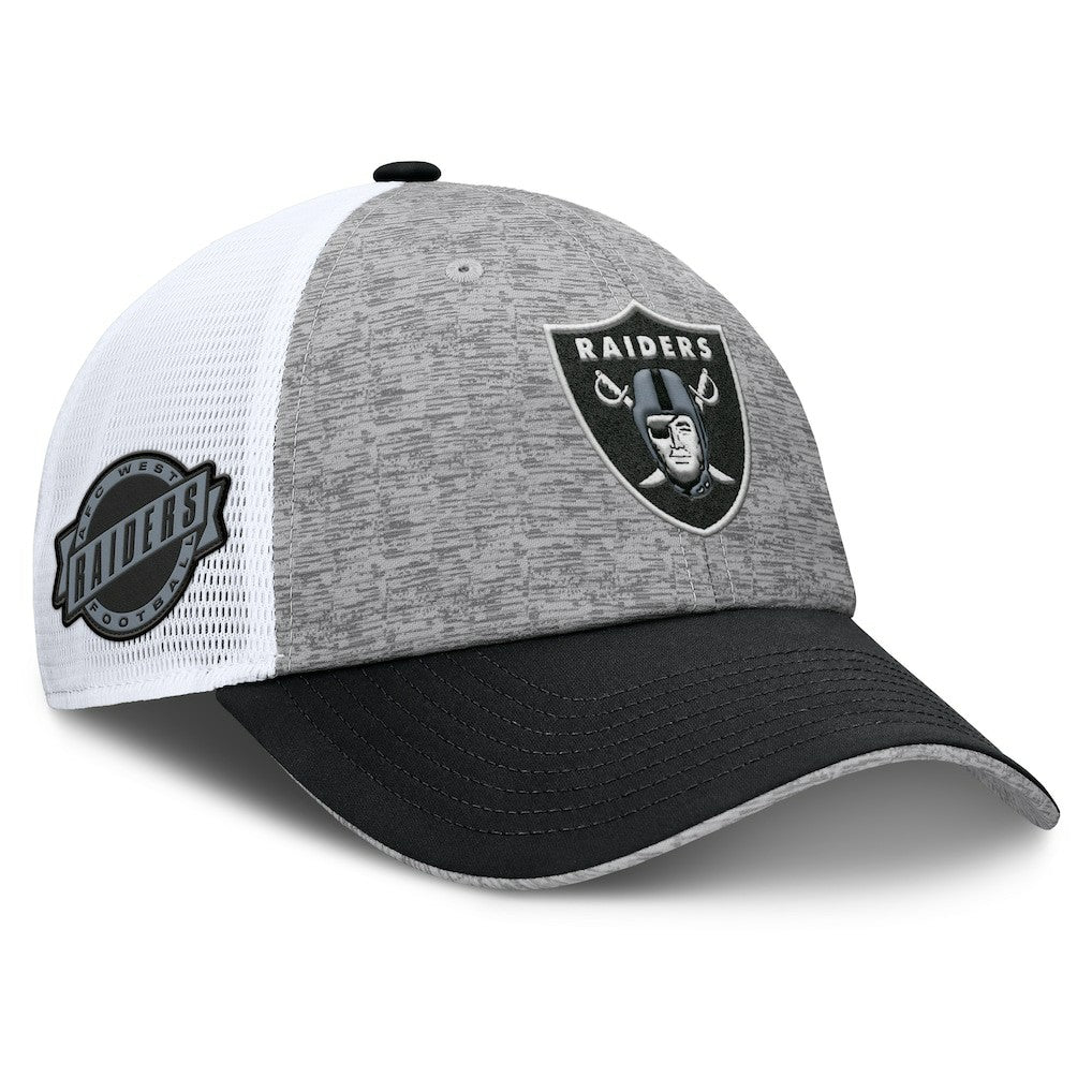 Las Vegas Raiders Option Trucker Adjustable Hat - Gray/Black sale