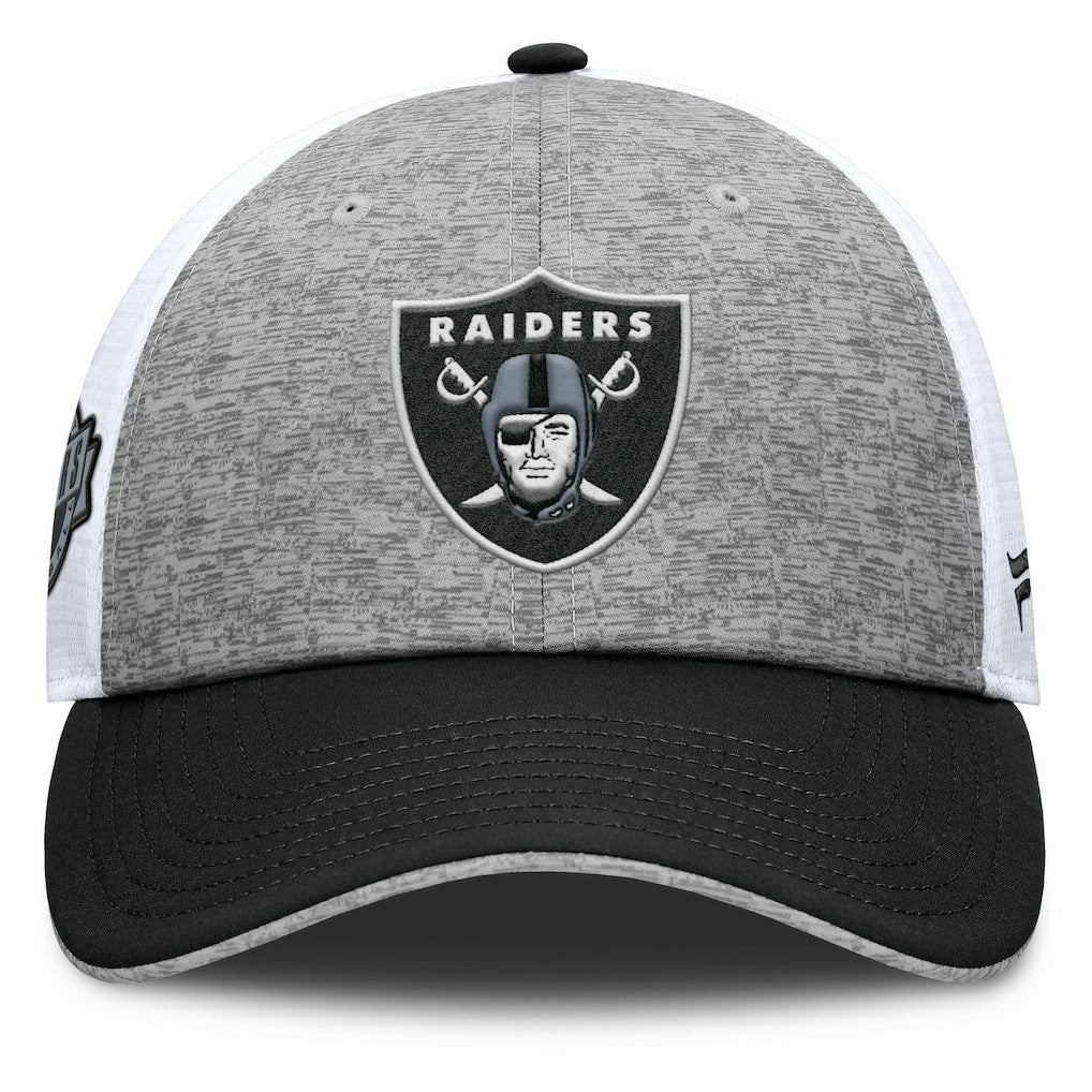 Las Vegas Raiders Option Trucker Adjustable Hat - Gray/Black sale