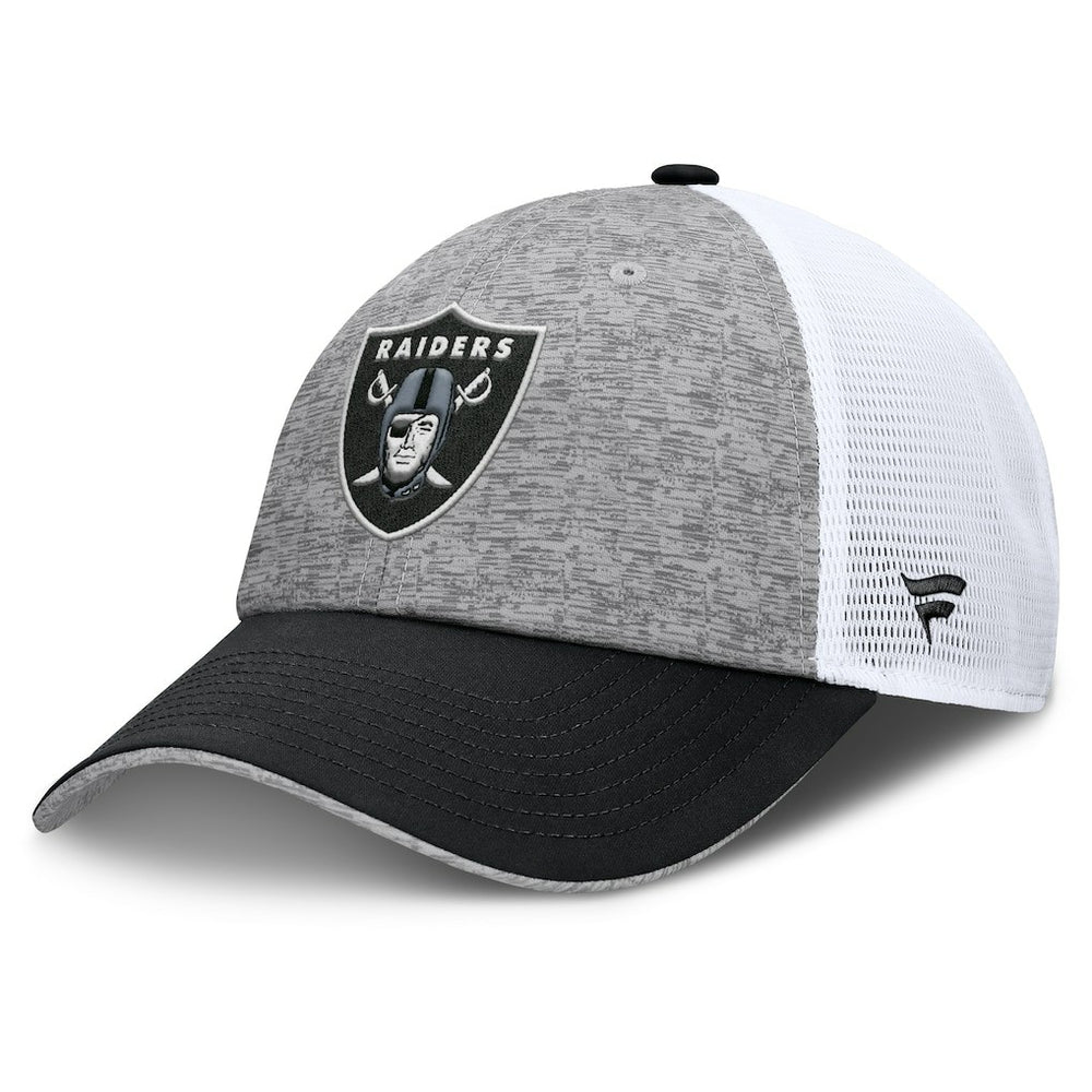 Las Vegas Raiders Option Trucker Adjustable Hat - Gray/Black sale