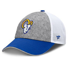 Los Angeles Rams Option Trucker Adjustable Hat - Gray/Royal on sale