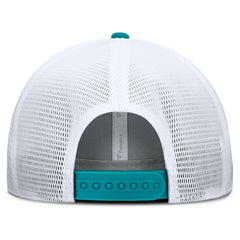 Miami Dolphins Option Trucker Adjustable Hat - Gray/Aqua sale
