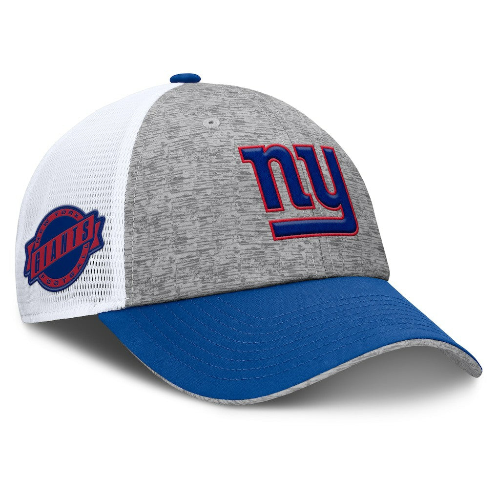 New York Giants Option Trucker Adjustable Hat - Gray/Royal for sale