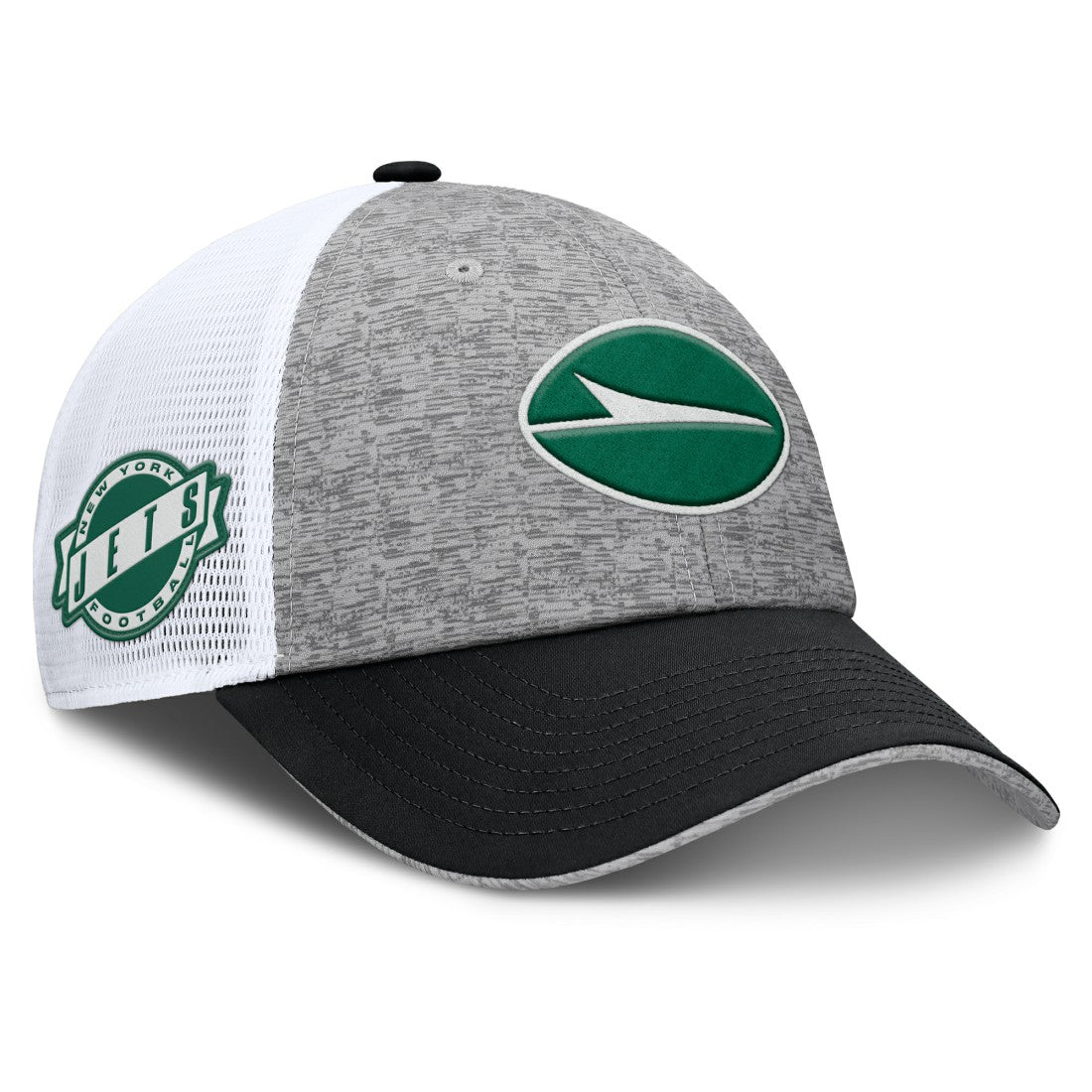 New York Jets Option Trucker Adjustable Hat - Gray/Black discount