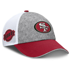 San Francisco 49ers Option Trucker Adjustable Hat - Gray/Scarlet outlet