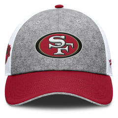 San Francisco 49ers Option Trucker Adjustable Hat - Gray/Scarlet outlet