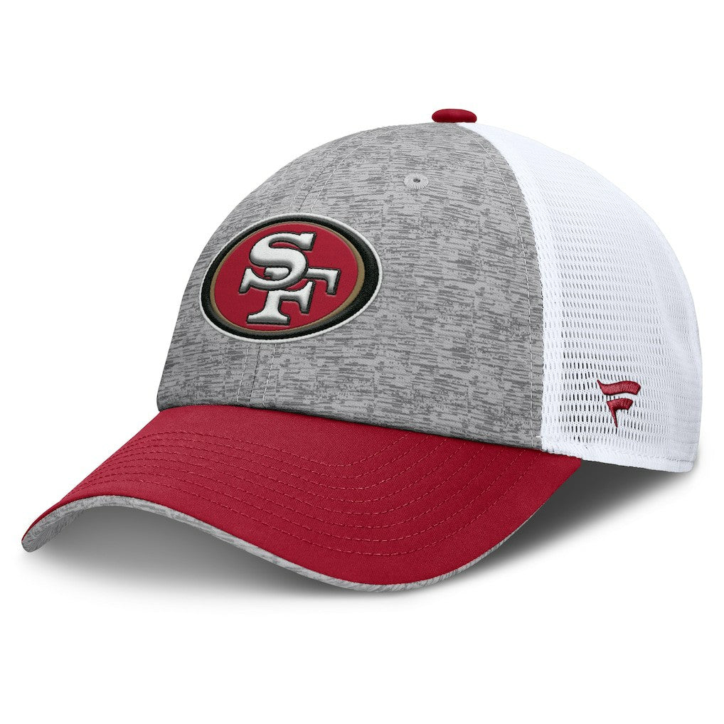 San Francisco 49ers Option Trucker Adjustable Hat - Gray/Scarlet outlet