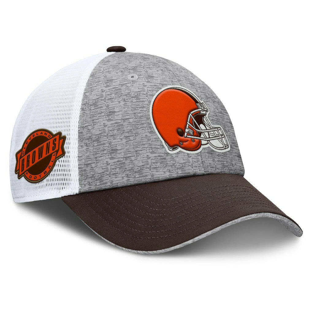 Cleveland Browns Option Trucker Adjustable Hat - Gray/Brown cheap