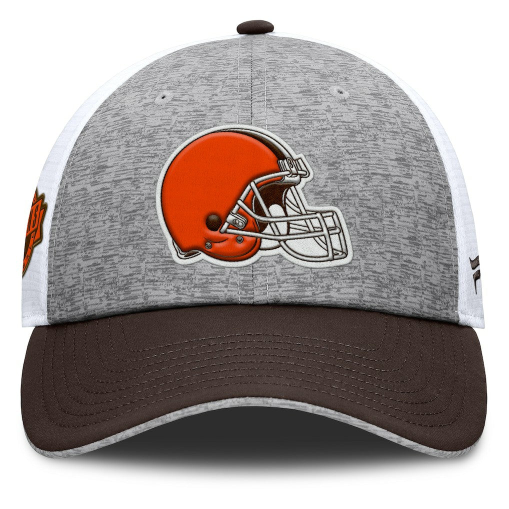 Cleveland Browns Option Trucker Adjustable Hat - Gray/Brown cheap