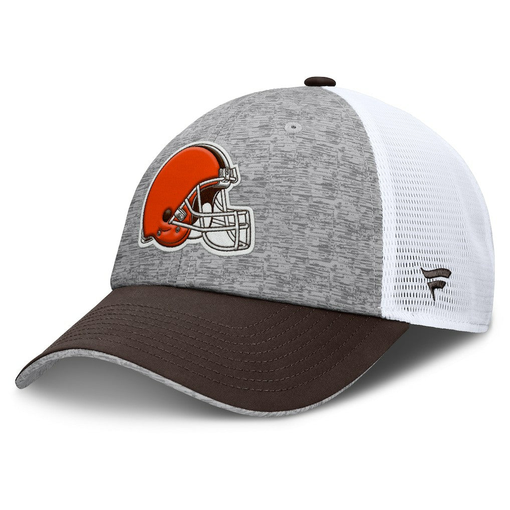 Cleveland Browns Option Trucker Adjustable Hat - Gray/Brown cheap