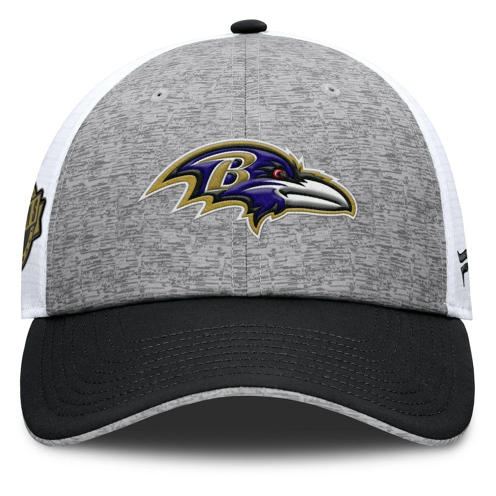 Baltimore Ravens Option Trucker Adjustable Hat - Gray/Black outlet
