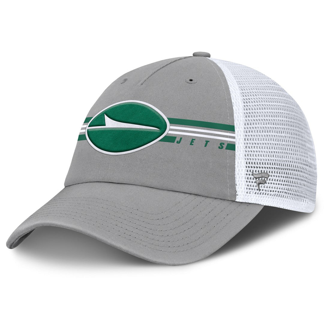 New York Jets Singleback Trucker Adjustable Hat - Gray online