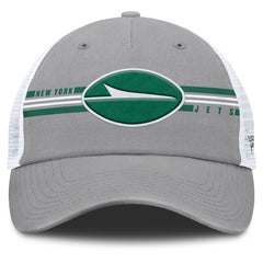 New York Jets Singleback Trucker Adjustable Hat - Gray online