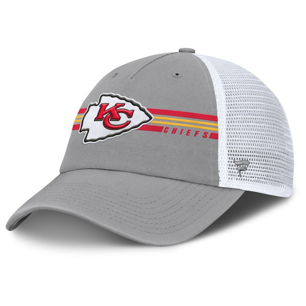 Kansas City Chiefs Singleback Trucker Adjustable Hat - Gray sale