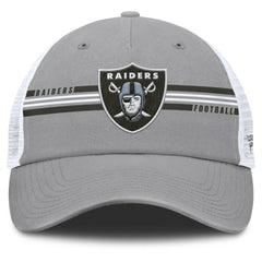 Las Vegas Raiders Singleback Trucker Adjustable Hat - Gray for sale