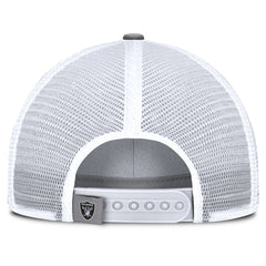 Las Vegas Raiders Singleback Trucker Adjustable Hat - Gray for sale