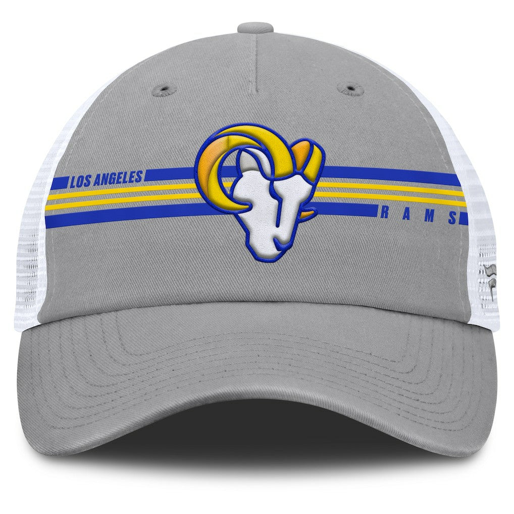 Los Angeles Rams Singleback Trucker Adjustable Hat - Gray for sale