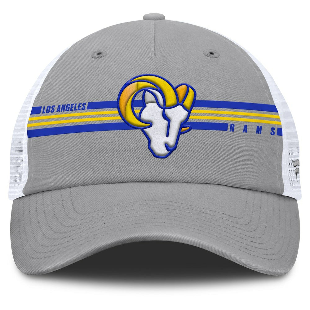 Los Angeles Rams Singleback Trucker Adjustable Hat - Gray for sale