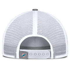 Miami Dolphins Singleback Trucker Adjustable Hat - Gray cheap