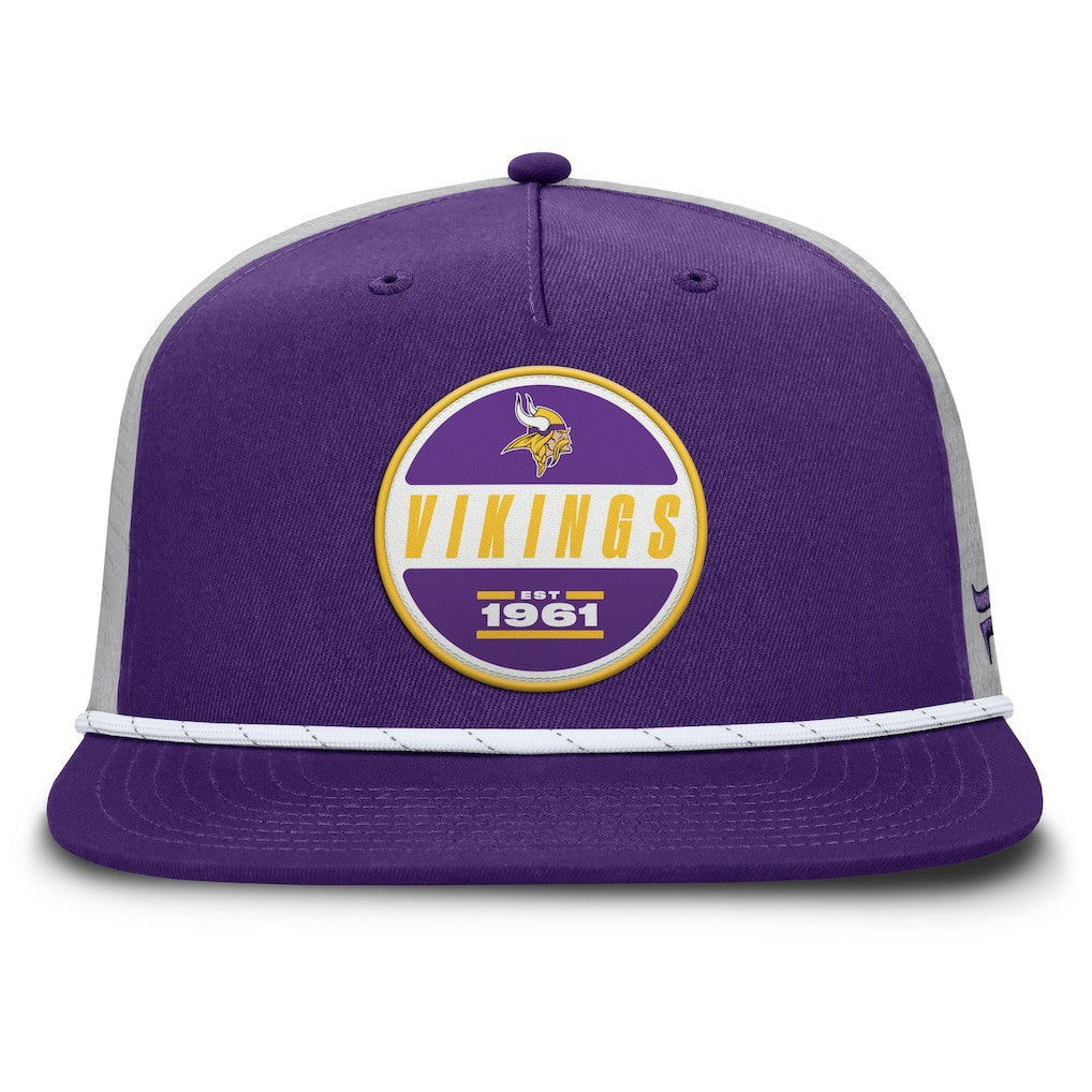 Minnesota Vikings Edge Rush Trucker Adjustable Hat - Purple/Gray discount