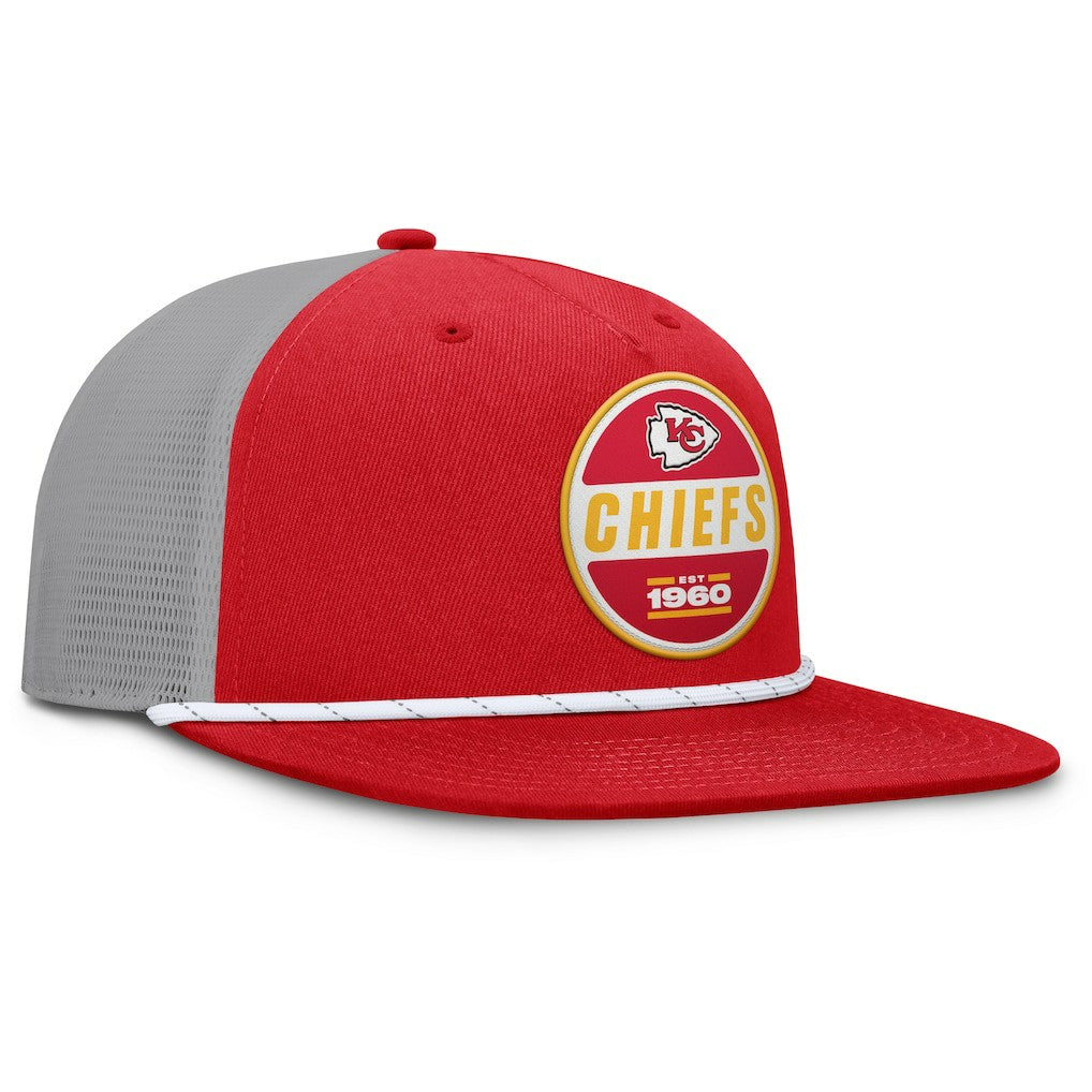 Kansas City Chiefs Edge Rush Trucker Adjustable Hat - Red/Gray on sale