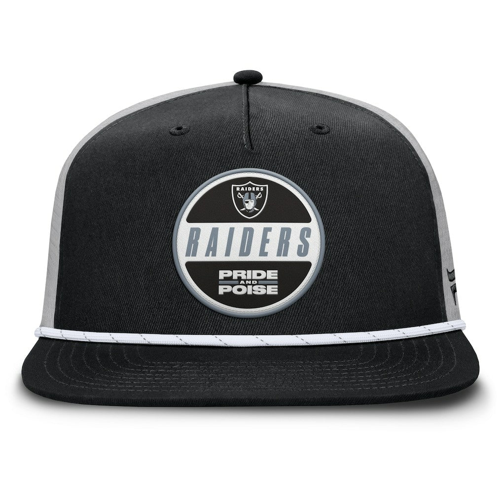 Las Vegas Raiders Edge Rush Trucker Adjustable Hat - Black/Gray cheap