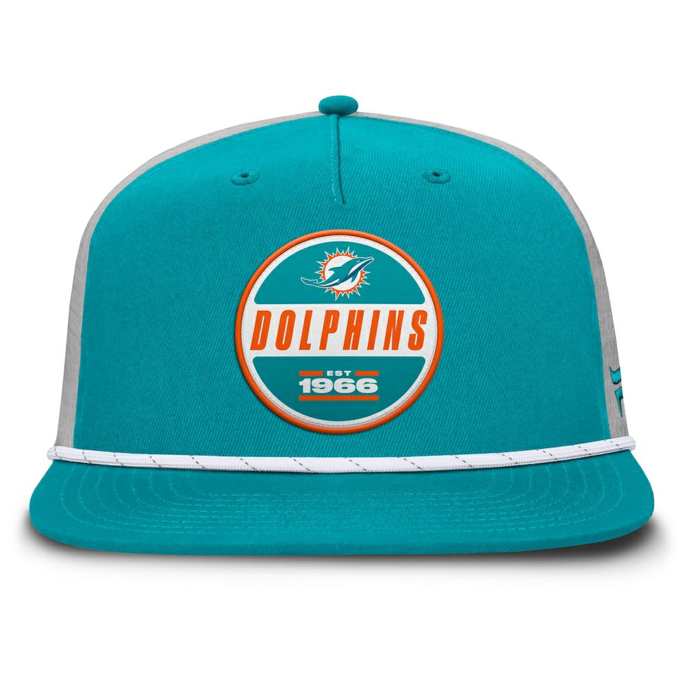 Miami Dolphins Edge Rush Trucker Adjustable Hat - Aqua/Gray on sale