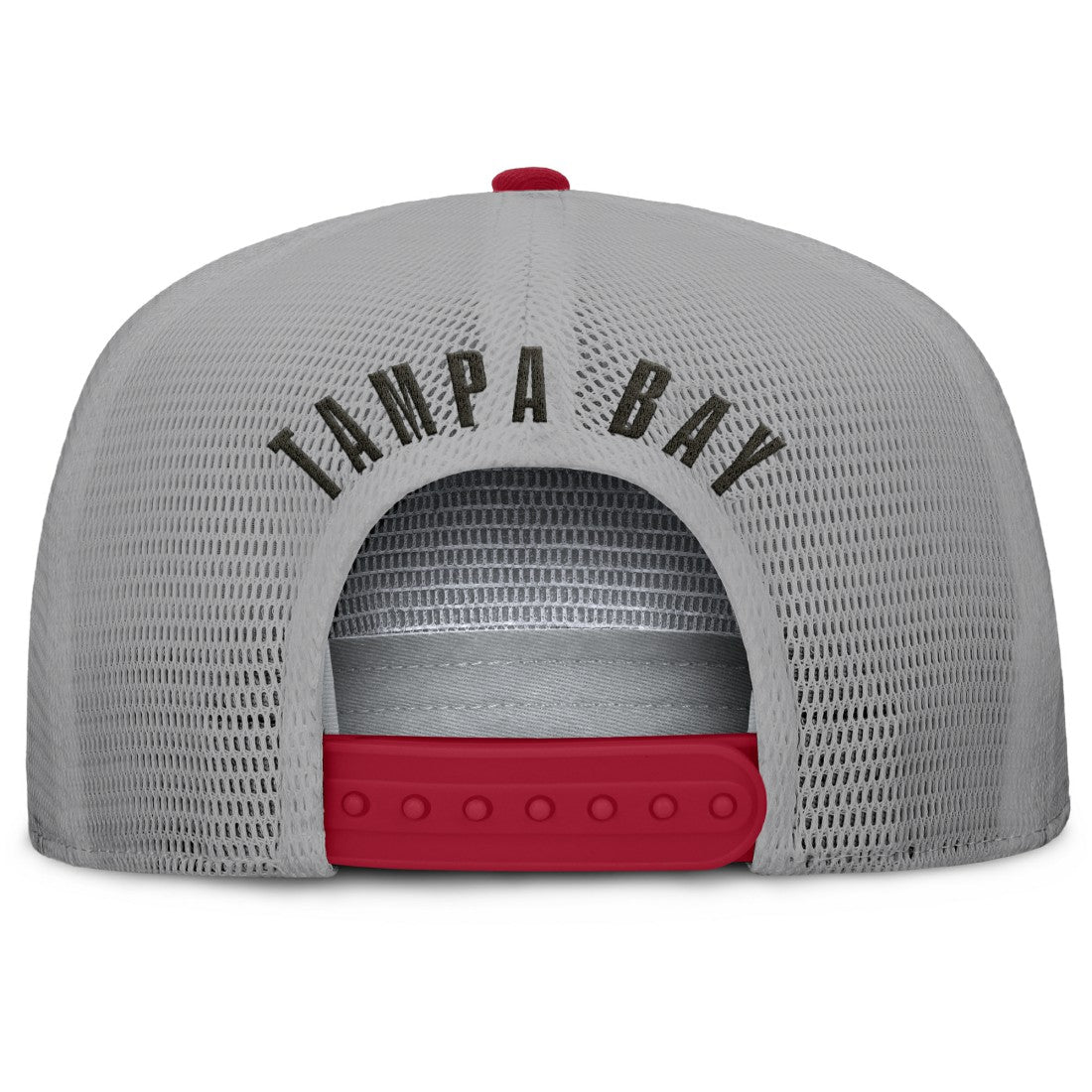 Tampa Bay Buccaneers Edge Rush Trucker Adjustable Hat - Red/Gray discount