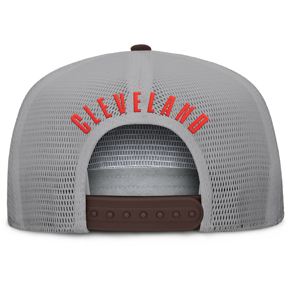 Cleveland Browns Edge Rush Trucker Adjustable Hat - Brown/Gray cheap