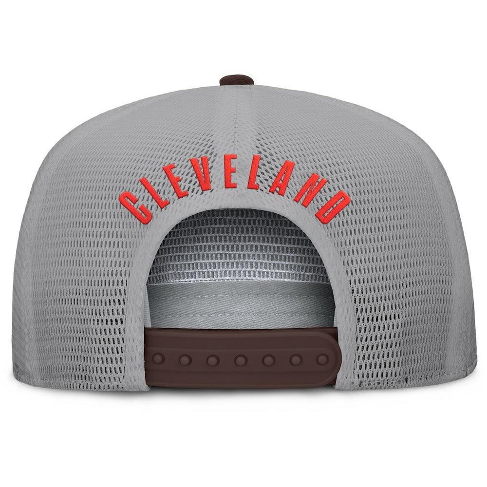 Cleveland Browns Edge Rush Trucker Adjustable Hat - Brown/Gray cheap
