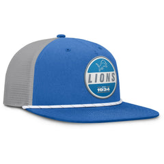 Detroit Lions Edge Rush Trucker Adjustable Hat - Blue/Gray discount