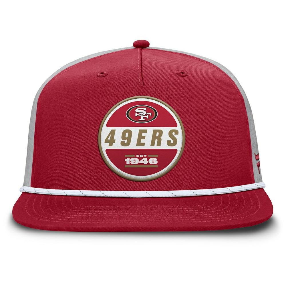 San Francisco 49ers Edge Rush Trucker Adjustable Hat - Scarlet/Gray for sale
