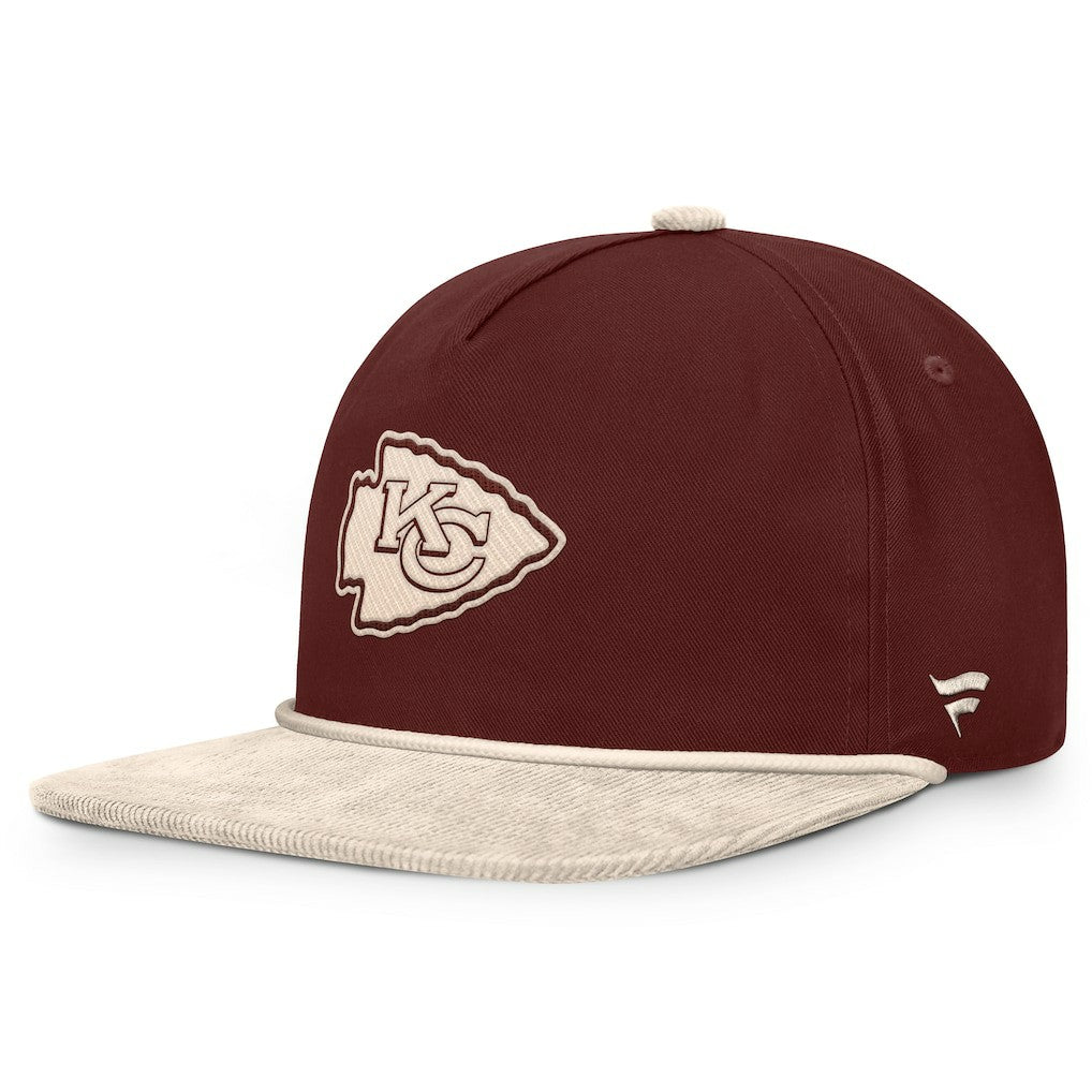 Kansas City Chiefs NFL Reminisce Golfer Adjustable Hat - Brown for sale