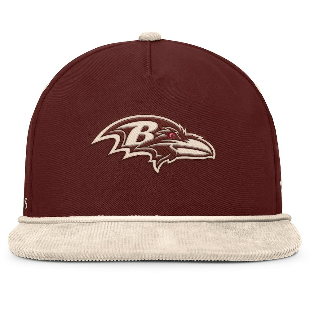 Baltimore Ravens NFL Reminisce Golfer Adjustable Hat - Brown for sale