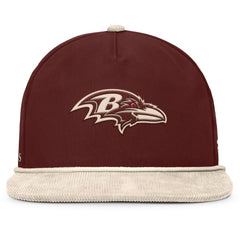 Baltimore Ravens NFL Reminisce Golfer Adjustable Hat - Brown for sale