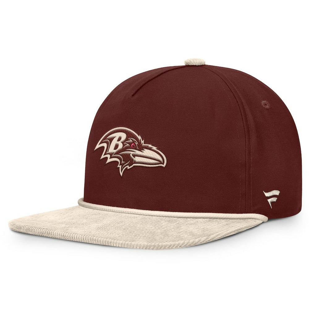 Baltimore Ravens NFL Reminisce Golfer Adjustable Hat - Brown for sale
