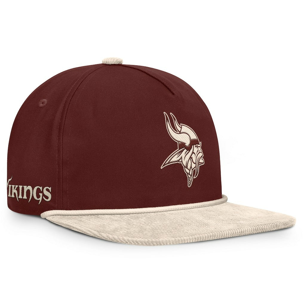 Minnesota Vikings NFL Reminisce Golfer Adjustable Hat - Brown discount