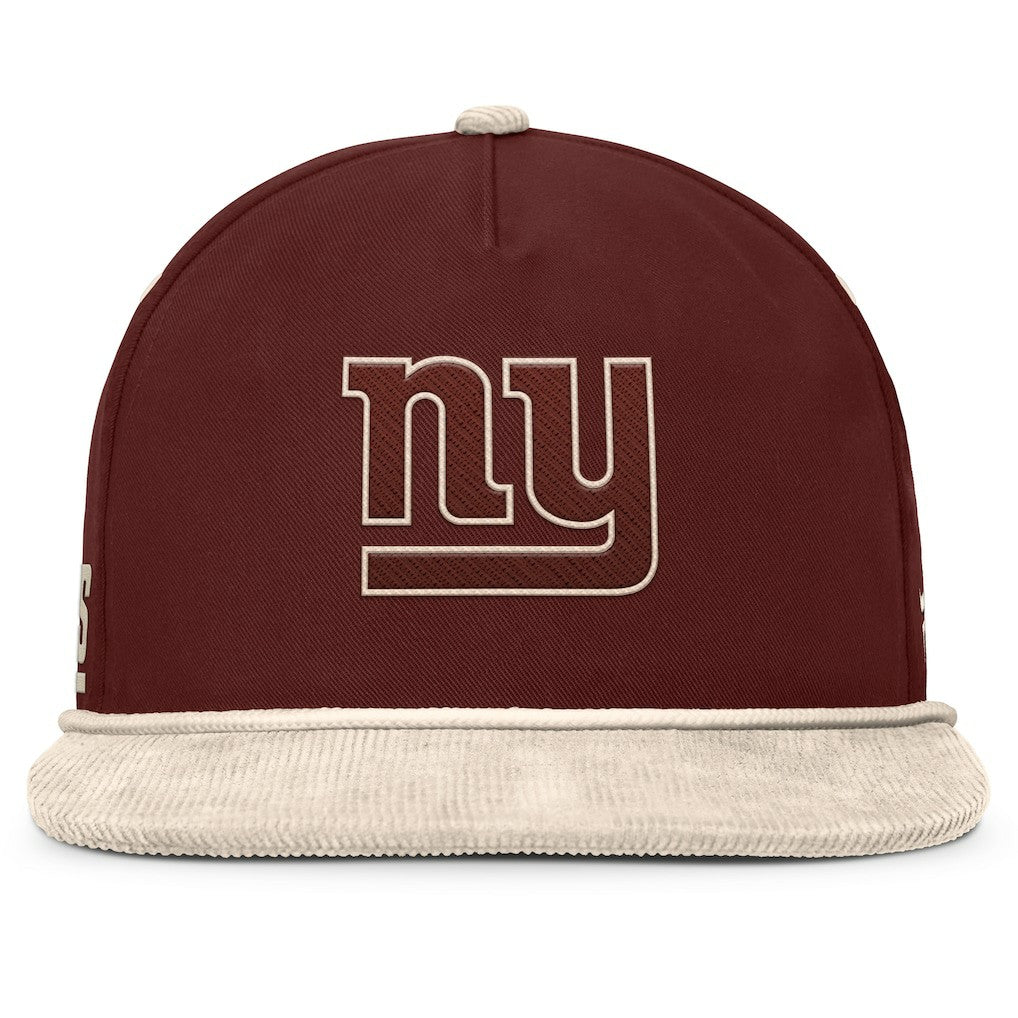 New York Giants NFL Reminisce Golfer Adjustable Hat - Brown outlet