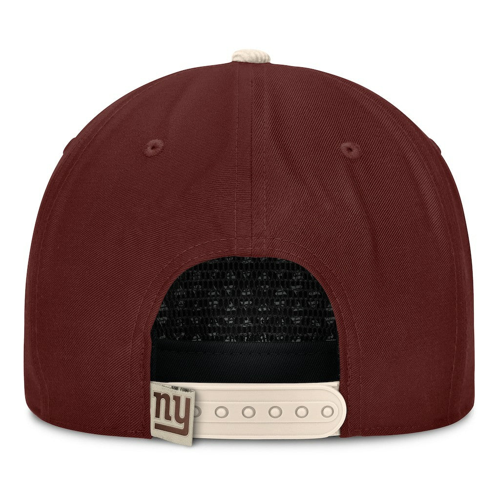 New York Giants NFL Reminisce Golfer Adjustable Hat - Brown outlet